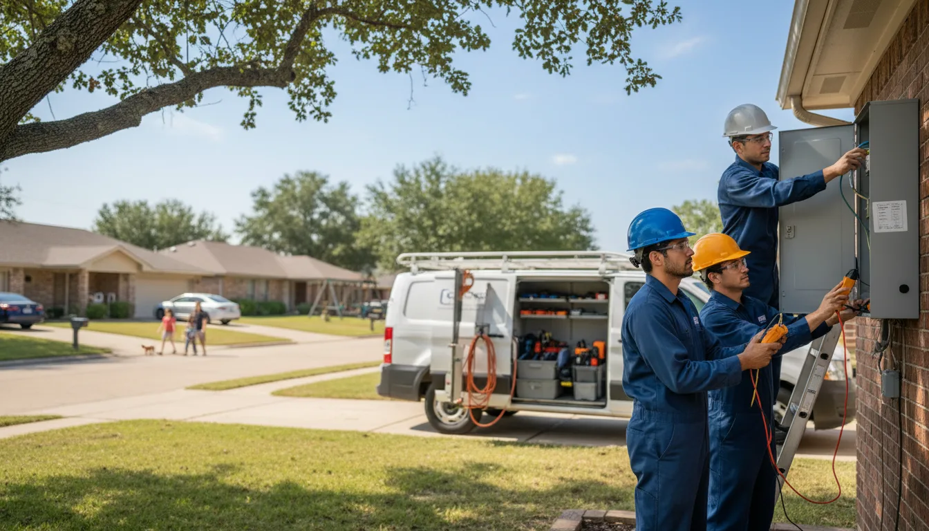 Certified electrician providing emergency electrical services in Otis, LA